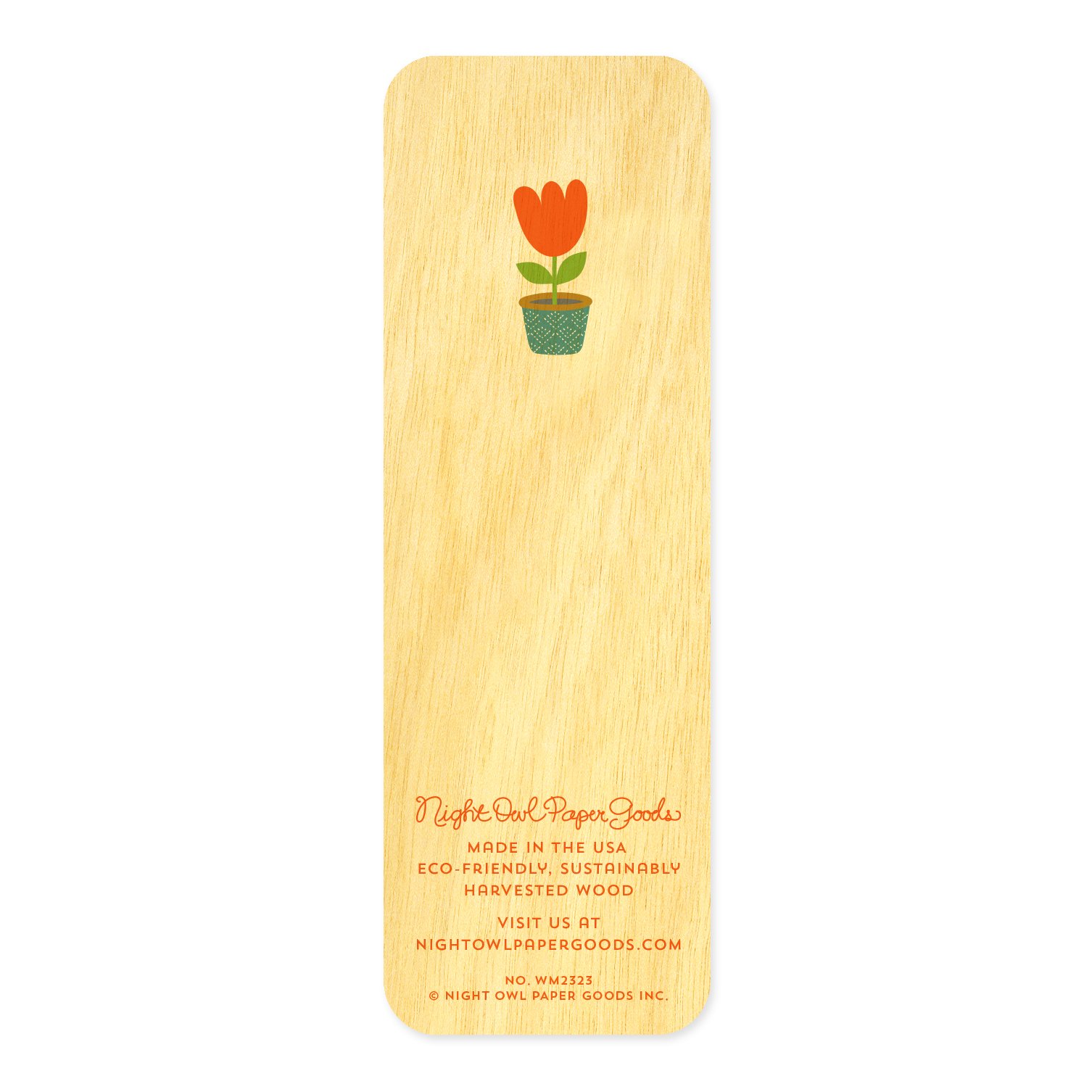Night Owl Paper Goods Wood Bookmark – Woodfire Candle Co