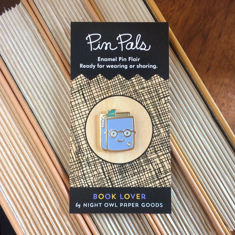 Lit! Book Cover Enamel Lapel Pins — The Gentleman Stationer
