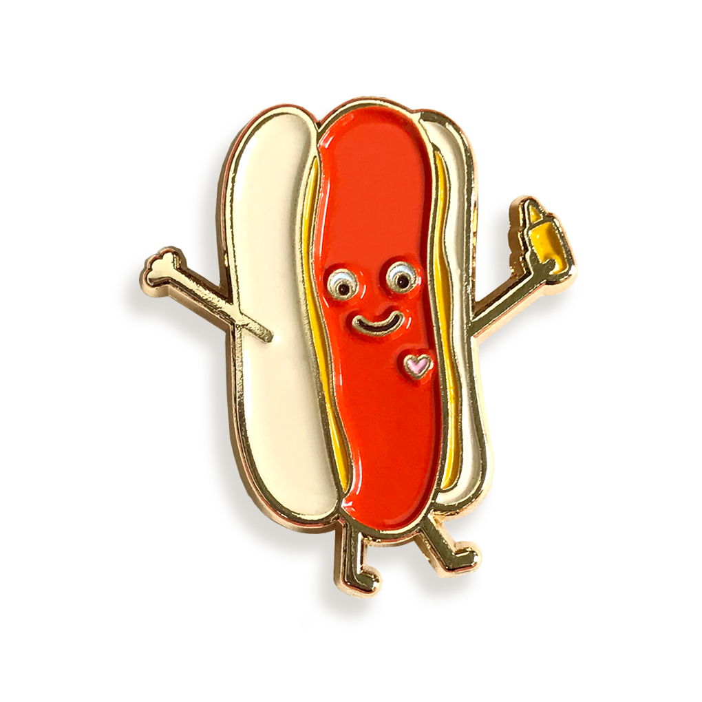 Hot Dog Keychain