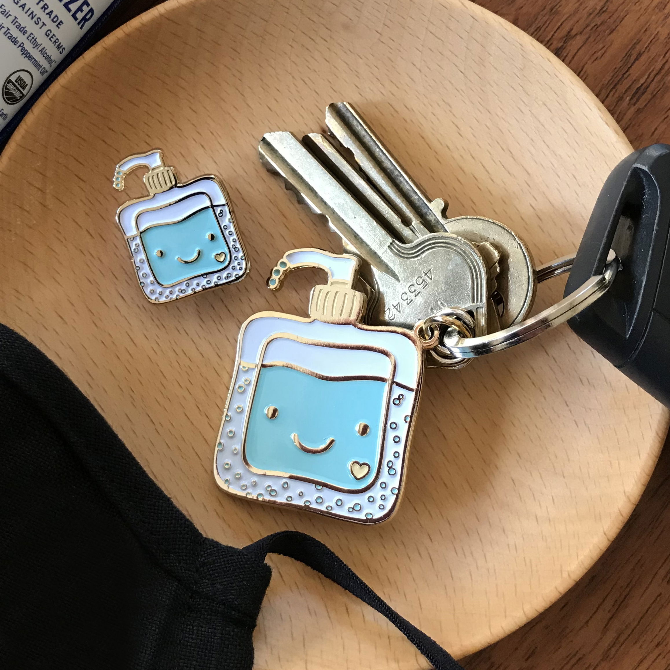 Keychain sanitizer discount