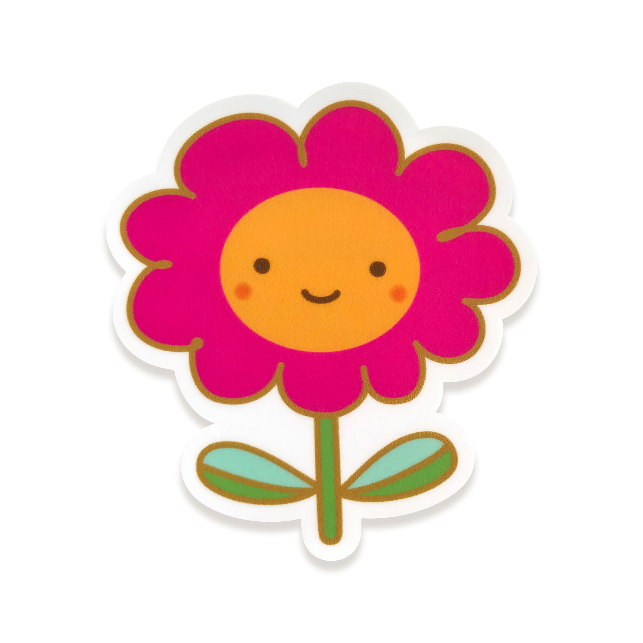 Happy Flower Sticker