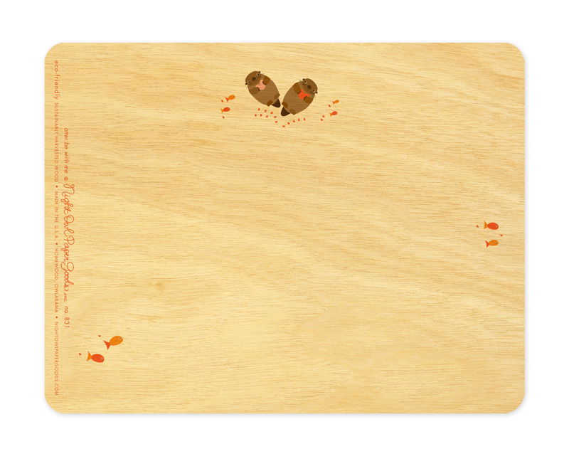 Flat Postcard ‹ Blank Wood ‹ Custom « Night Owl Paper Goods