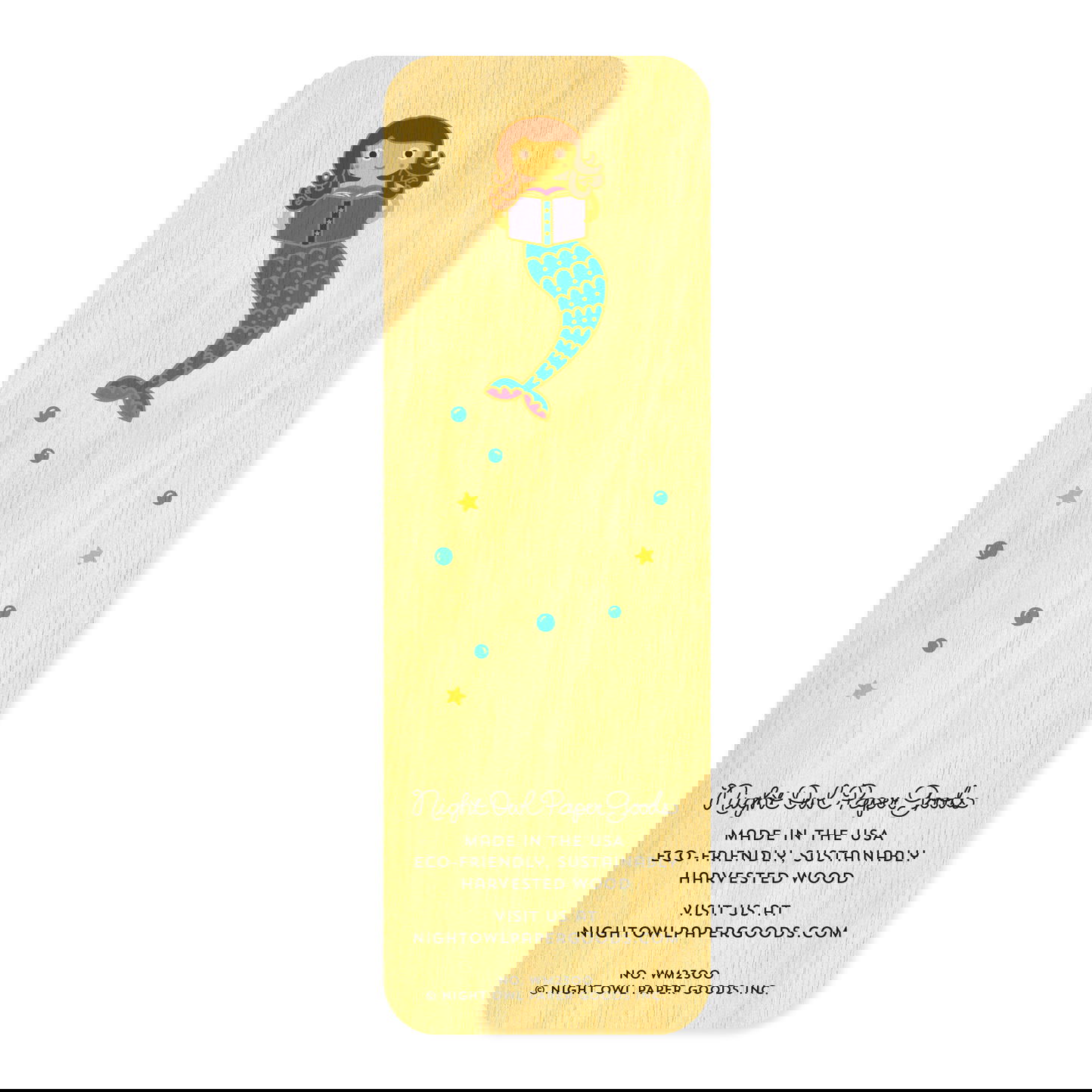 Bookmark - Mermaid - Birch wood